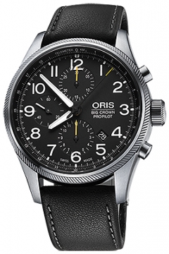 Buy this new Oris Big Crown ProPilot Chronograph 44mm 01 774 7699 4134-07 5 22 19FC mens watch for the discount price of £2,040.00. UK Retailer.